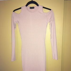 Cold shoulder dress
